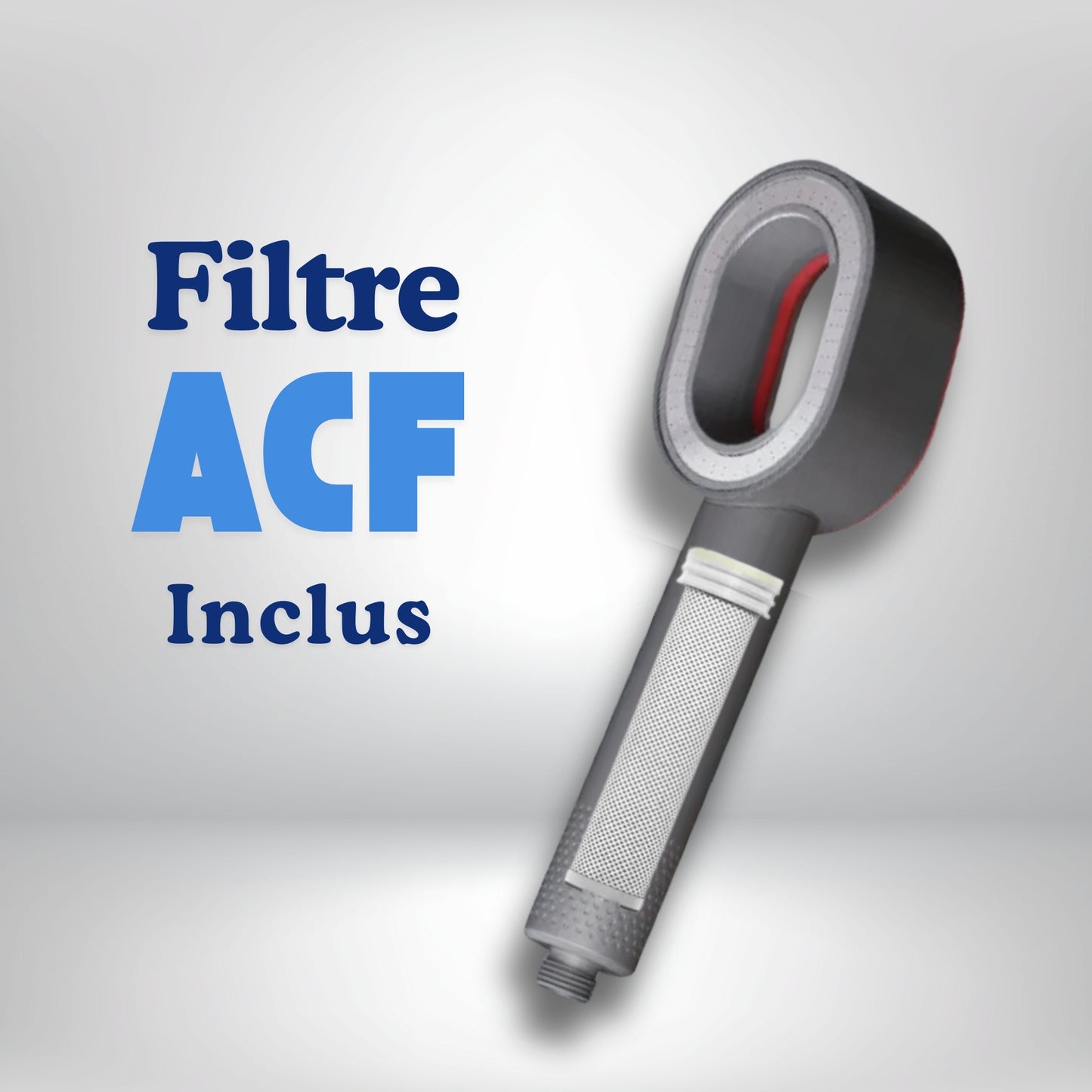 Pack Infinity Noir Intense – Pommeau de Douche filtrant + 3 Filtres ACF • Édition Limitée