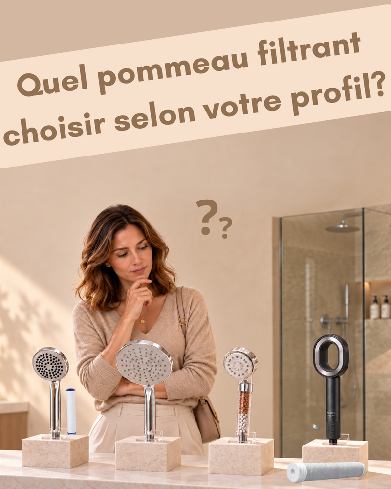 Pommeau de douche filtrant : lequel choisir selon votre profil?
