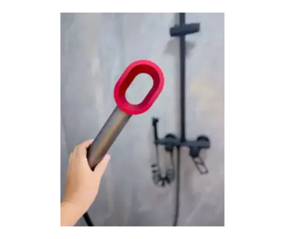 photo d'un avis client pour pommeau gris mat avec double filtre client satisfait