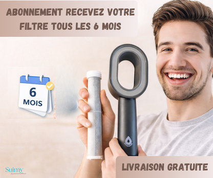 Abonnement Filtre ACF - Livraison automatique tous les 6 mois - Pommeau filtrant Suimy