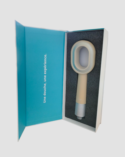 Pommeau de Douche Filtrant Perle Ivoire anti-calcaire et chlore