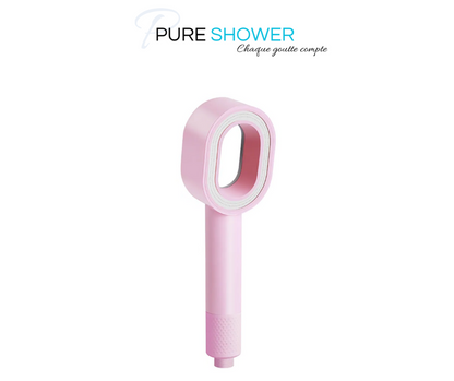 Pommeau de douche rose avec filtre ACF