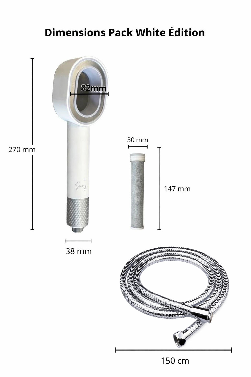 Micro-pulsations et haute pression pour une expérience de douche optimisée et économique. Filtration efficace du chlore et du calcaire, eau plus douce pour la peau et les cheveux, testé en laboratoire français.