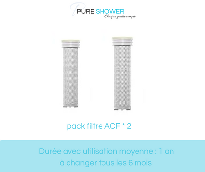     Filtre Anti-Chlore : Le filtre intégré capture le chlore, les métaux lourds et autres impuretés, offrant une eau plus douce et moins agressive pour votre peau et vos cheveux.
    Écologique et Économique : Réduit l'empreinte écologique en limitant la consommation d'eau tout en vous permettant de profiter d'une douche agréable grâce à une pression d'eau optimale.
    Facile à Installer : Compatible avec toutes les installations standard de douche, le pommeau de douche Pure Shower s'installe en quelques m