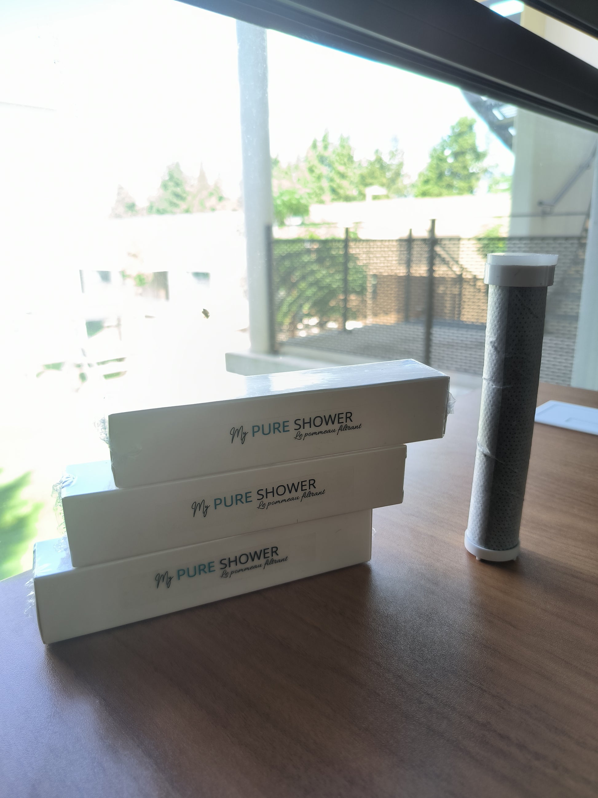 photo de filtre de la marque Mypureshower très éfficace