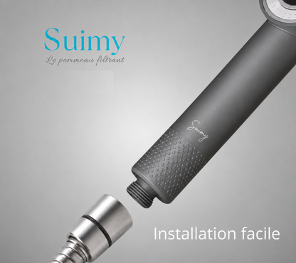 facile d'installation avec embout universel pour une meilleure filtration de votre eau de douche voici le pommeau design anti chlore et parfumé idéal pour une peau douce et cheveux lisse Protection contre les effets néfastes du chlore pour les peaux sensibles.
Idéal pour les enfants et les personnes ayant des problèmes de peau.
embout universel 