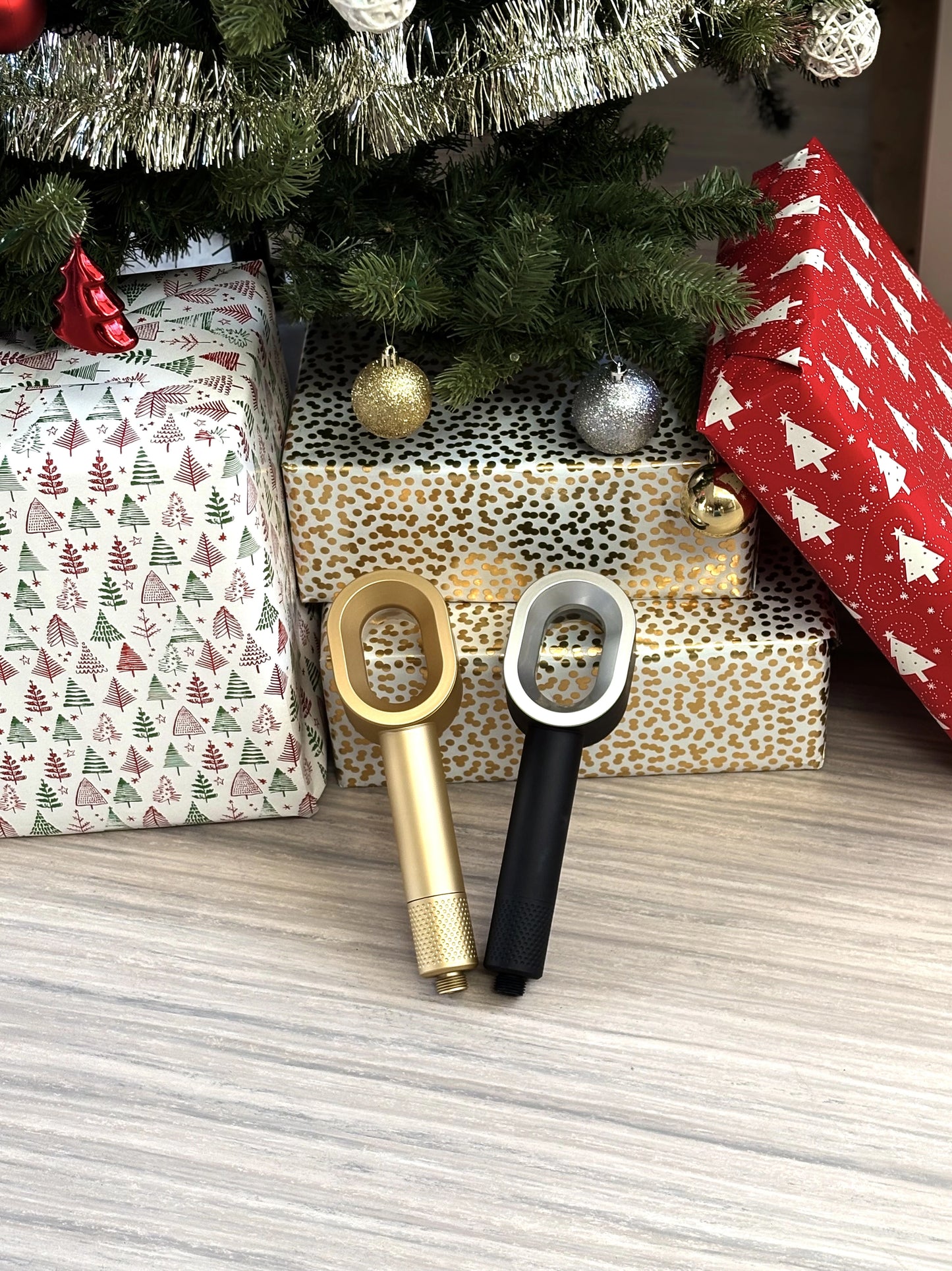 Photo dans un décors de noel du pommeau suimy 