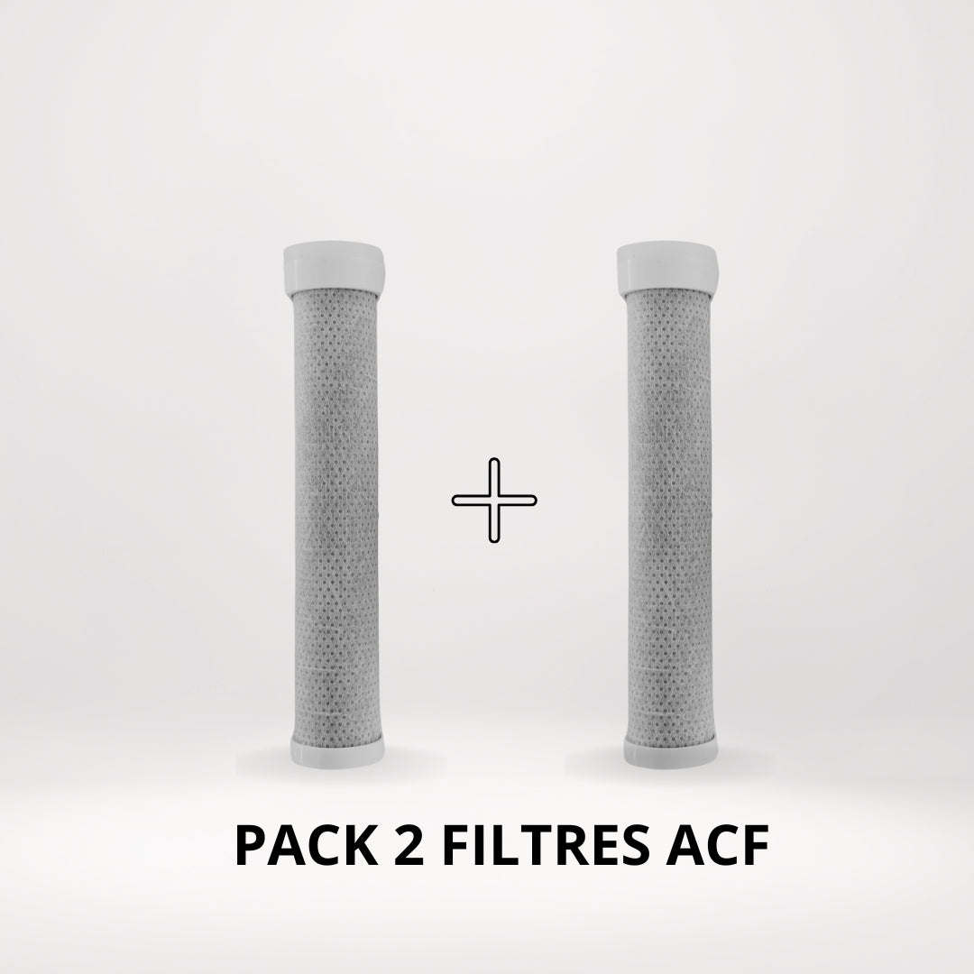 filtre acf  pour pommeau de douche pour le chlore les résidus et impuretés