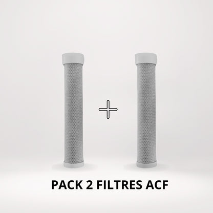filtre acf  pour pommeau de douche pour le chlore les résidus et impuretés