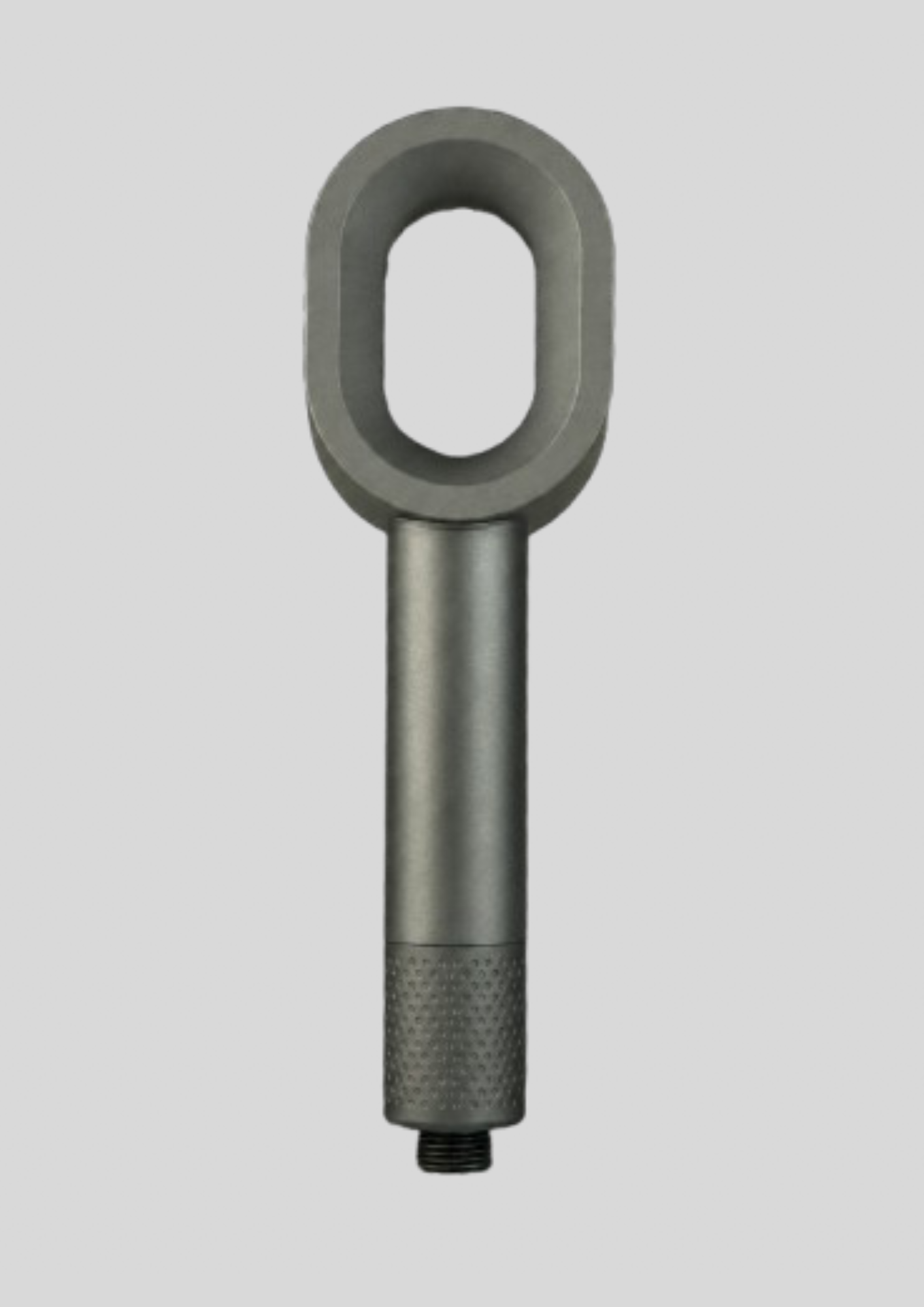 Image de l'arrière du Pommeau de douche filtrant gris Suimy au design innovant 