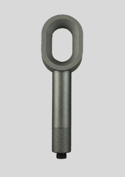 Image de l'arrière du Pommeau de douche filtrant gris Suimy au design innovant 