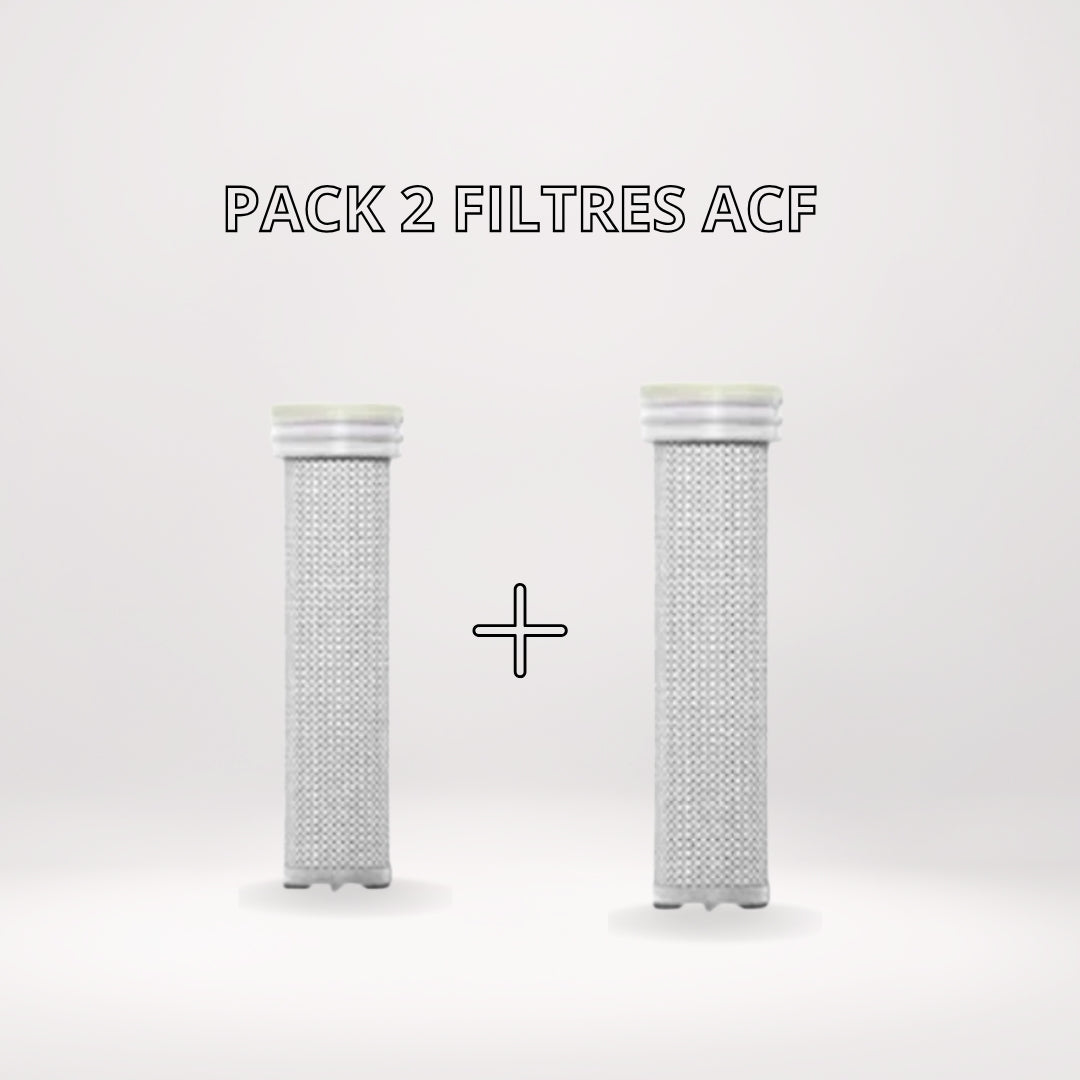 pack exclusif 2 filtres ACF anti chlore et calcaire