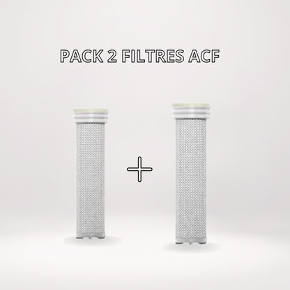 pack exclusif 2 filtres ACF anti chlore et calcaire
