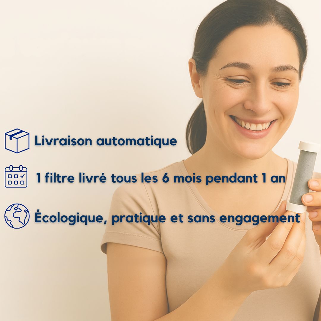 filtre acf pommmeau de douche filtrant douchette filtrante pommeau de douche haute pression douche filtrante peau sensible pommeau de douche écologique filtre douche cheveux abimés 