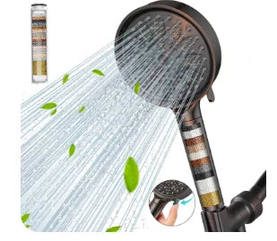 Coffret PEAU DOUCE pommeau filtrant Blanc