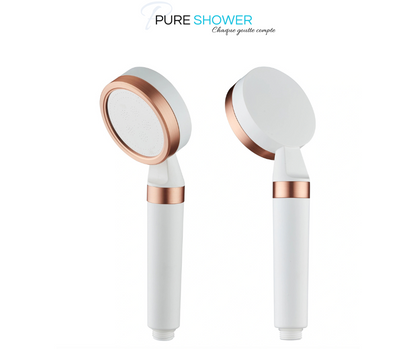 Offrez une douche pure et écologique – Design élégant et filtration optimale      Filtre Anti-Chlore : Le filtre intégré capture le chlore, les métaux lourds et autres impuretés, offrant une eau plus douce et moins agressive pour votre peau et vos cheveux.
    Écologique et Économique : Réduit l'empreinte écologique en limitant la consommation d'eau tout en vous permettant de profiter d'une douche agréable grâce à une pression d'eau optimale.
    Facile à Installer : Compatible avec toutes les installations