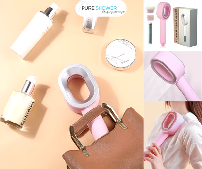 Dites adieu au chlore et aux impuretés de l'eau avec le pommeau de douche Pure Shower !
Conçu pour offrir une expérience de douche saine et agréable, le pommeau Pure Shower est équipé d'un filtre haute performance qui élimine efficacement le chlore et autres contaminants présents dans l'eau. Parfait pour ceux qui cherchent à protéger leur peau et leurs cheveux des effets agressifs du chlore, ce pommeau est la solution idéale pour un bien-être quotidien.