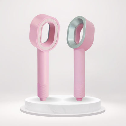 pommeau de douche rose avec filtre ACF anti chlore et calcaire et economiseur d'eau, douchette design