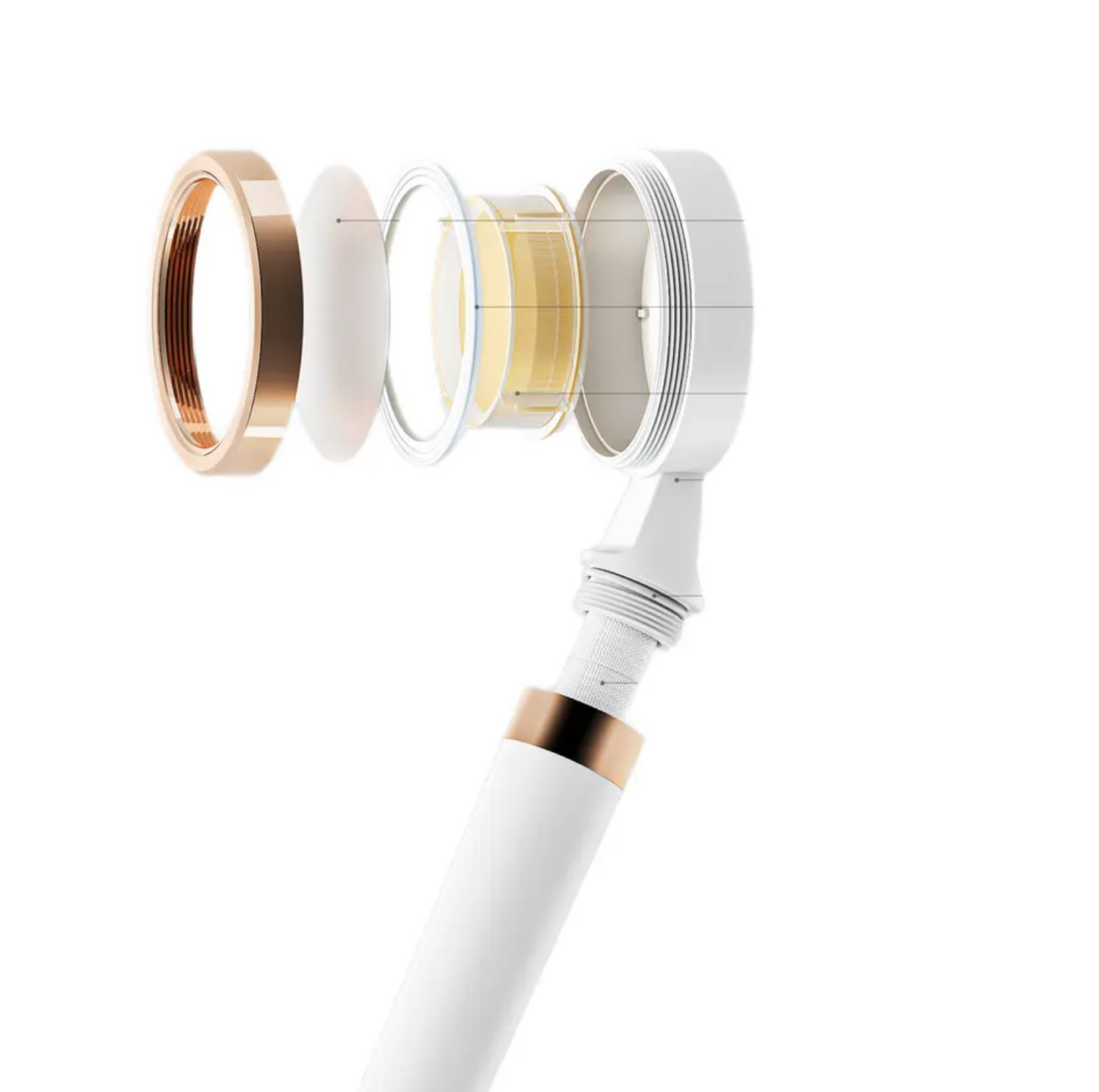 Pommeau LUXURY filtre parfumé anti calcaire et chlore intégré