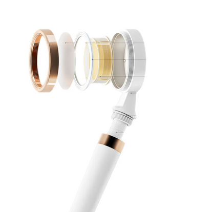 Pommeau LUXURY filtre parfumé anti calcaire et chlore intégré