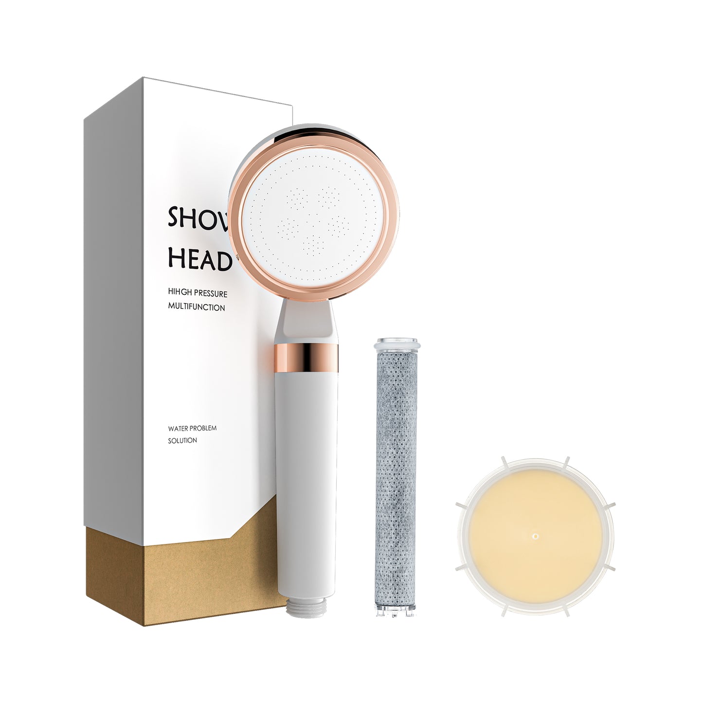 pommeau de douche avec deux filtres chlore et calcaire id"al pour peau douce et cheveux lisse     Filtre Anti-Chlore : Le filtre intégré capture le chlore, les métaux lourds et autres impuretés, offrant une eau plus douce et moins agressive pour votre peau et vos cheveux.
    Écologique et Économique : Réduit l'empreinte écologique en limitant la consommation d'eau tout en vous permettant de profiter d'une douche agréable grâce à une pression d'eau optimale.
    Facile à Installer : Compatible avec toutes l