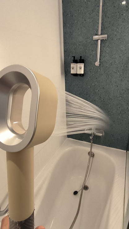 Pack Infinity Perle Ivoire : pommeau de douche filtrant beige + 3 filtres ACF
